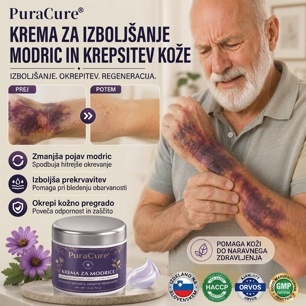 🌿👉100K+ PRODAJ 💁‍♀️ – PuraCure® Krema za obnovo modric in krepitev kože