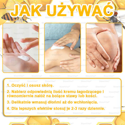 𝑺𝒕𝒂𝒘𝑽𝒊𝒕𝒂𝒍® Krem z jadem pszczelim na regenerację stawów 🏃‍♀️ (ekstrakt z pszczoły nowozelandzkiej – opracowany z myślą o osobach z problemami ze stawami i bólem stawów)