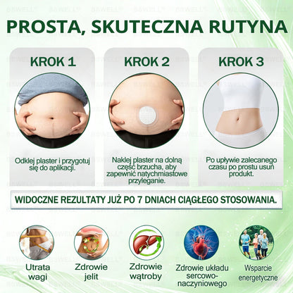 🫀 BSWELL® Nano mikroigłowy plaster wyszczuplający (Raz dziennie, efekty już po 28 dniach ✅ Wspiera odchudzanie, serce, cukrzycę, sen, jelita, stawy i więcej.