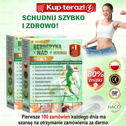 🫀 BSWELL® Nano mikroigłowy plaster wyszczuplający (Raz dziennie, efekty już po 28 dniach ✅ Wspiera odchudzanie, serce, cukrzycę, sen, jelita, stawy i więcej.