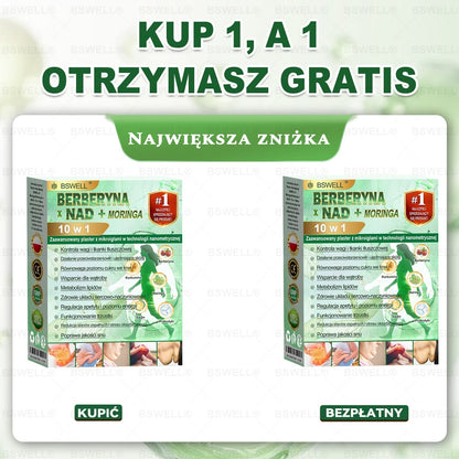 🫀 BSWELL® Nano mikroigłowy plaster wyszczuplający (Raz dziennie, efekty już po 28 dniach ✅ Wspiera odchudzanie, serce, cukrzycę, sen, jelita, stawy i więcej.