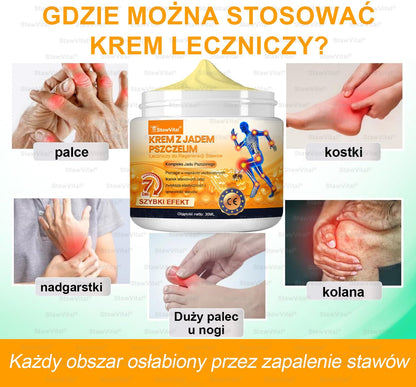 𝑺𝒕𝒂𝒘𝑽𝒊𝒕𝒂𝒍® Krem z jadem pszczelim na regenerację stawów 🏃‍♀️ (ekstrakt z pszczoły nowozelandzkiej – opracowany z myślą o osobach z problemami ze stawami i bólem stawów)