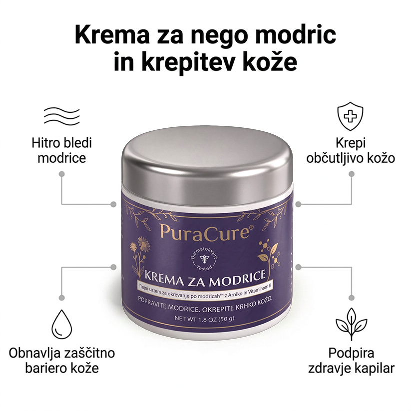 🌿👉100K+ PRODAJ 💁‍♀️ – PuraCure® Krema za obnovo modric in krepitev kože